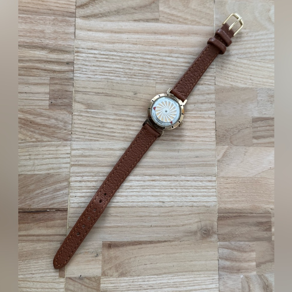 Ernest Borel Kaleidoscope Stunning Mechanical Watch Rare White Dial New Strap - Picture 10 of 17